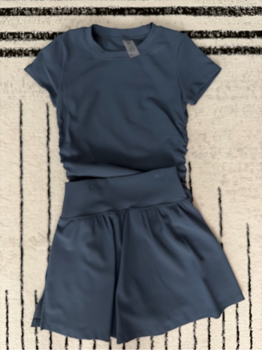 Salt Project Refined Ribbed Set in Navy Charcoal